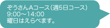 AR[XiT5R[Xjjׂ͂܂B9:00`14:00