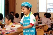 給食時間の様子