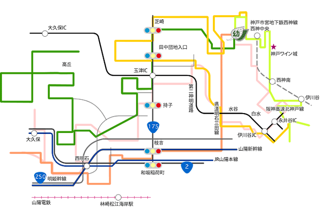 通園バス全コース